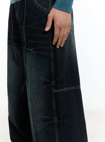 mens-snap-baggy-jeans-dark-blue-im502