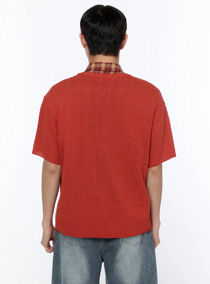 mens-casual-slogan-knit-shirt-ia517