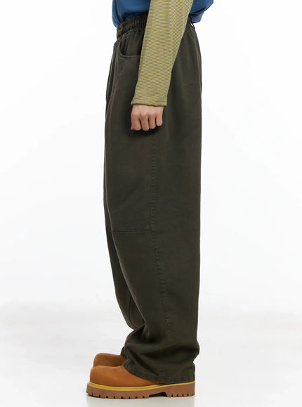 Men's Wide-Fit Cotton Pants IM511