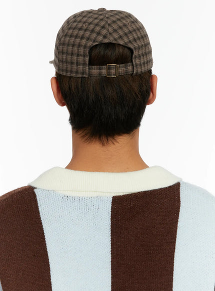checkered-street-style-camp-hat-id523
