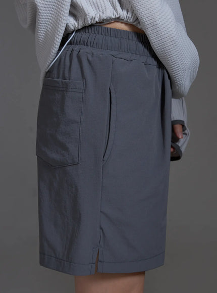 Casual Sporty Stretch Running Shorts (Dark Gray) IO517