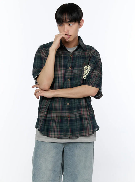 mens-plaid-graphic-short-sleeve-shirt-ia520