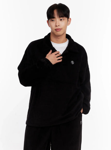 mens-fleece-collar-top-io528
