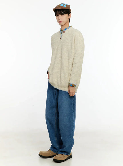 Men's Wide Leg Jeans IN503