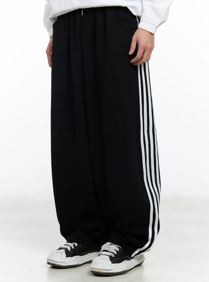 Men's Baggy Stripe Sweatpants IM523