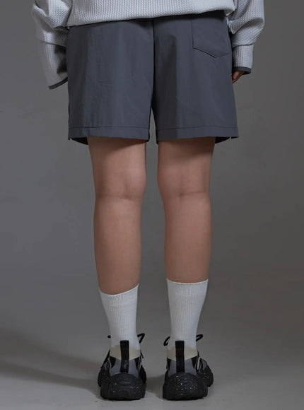 Casual Sporty Stretch Running Shorts (Dark Gray) IO517