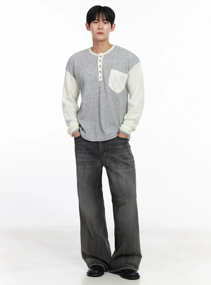 mens-two-toned-wool-knit-long-sleeve-top-ij521