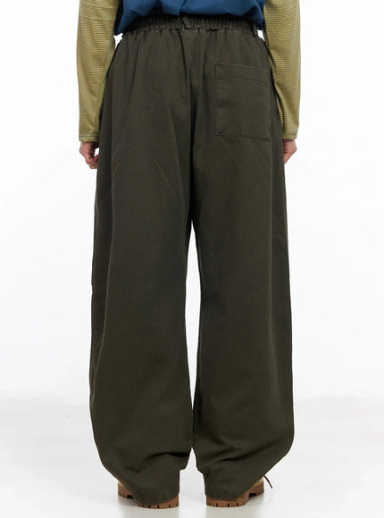 Men's Wide-Fit Cotton Pants IM511