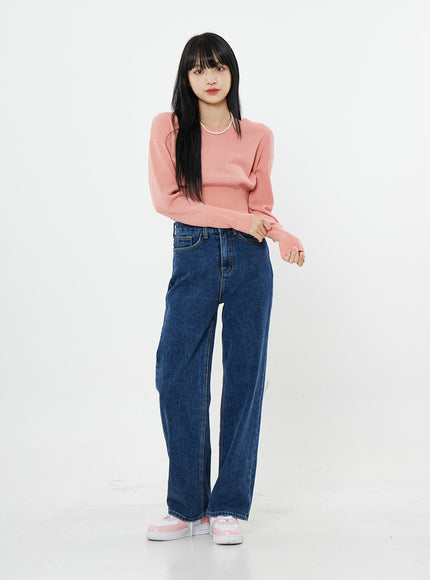 Basic Long Denim Pants BS28