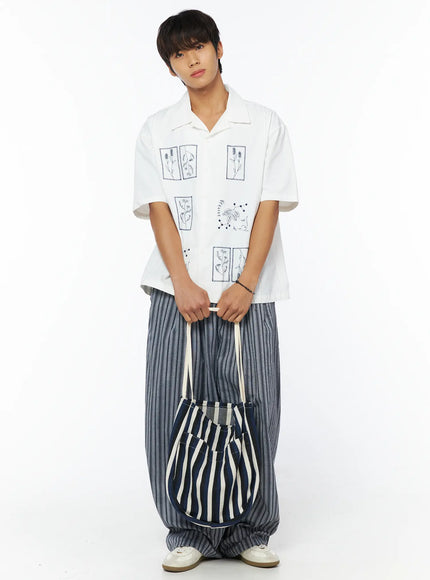 mens-embroidered-collar-short-sleeve-shirt-iu503