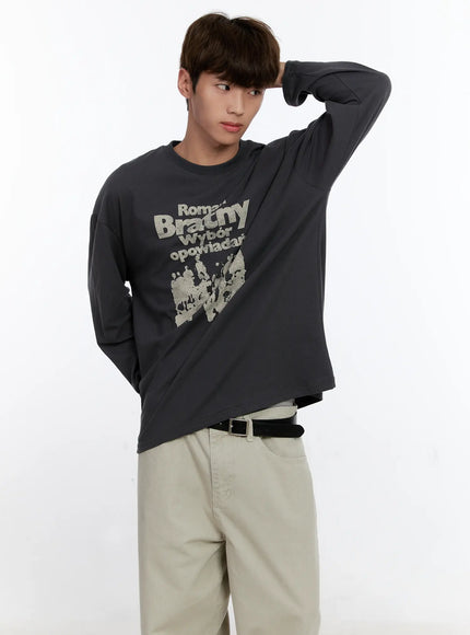 Men's Graphic Long Sleeve Tee IS530