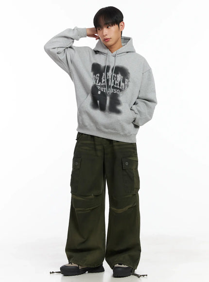 street-style-graffiti-hoddie-id515 / Gray