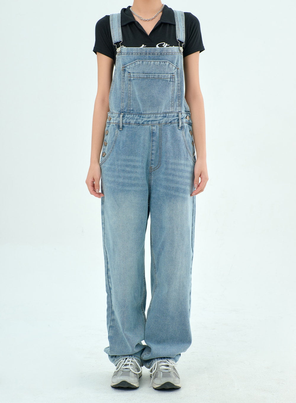 Oversized Denim Overall BY304