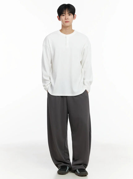 mens-waffle-henley-long-sleeve-shirt-if517