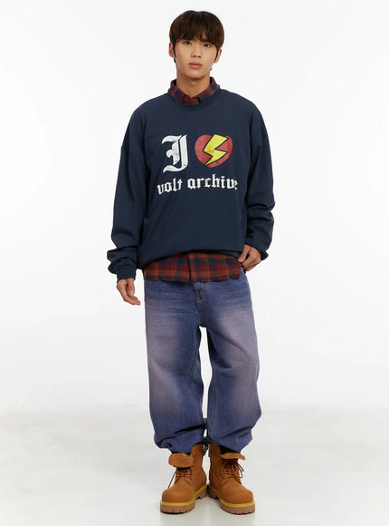 mens-graphic-bold-oversized-long-sleeve-shirt-id523