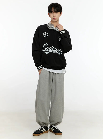 Men's Versatile Balloon-Fit Sweatpants IO531