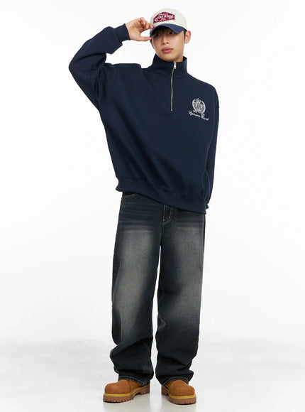 mens-embroidered-half-zip-sweatshirt-im511