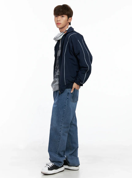 Men's Standard Loose Fit Jeans IO506