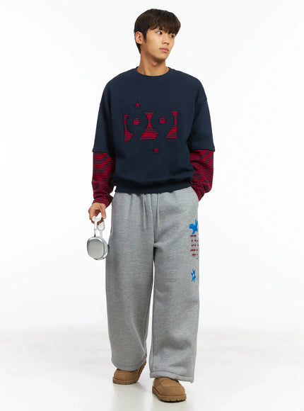 mens-star-patch-fleece-sweatpants-ij514