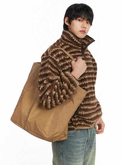 mens-warm-fleece-striped-quarter-zip-up-ij512