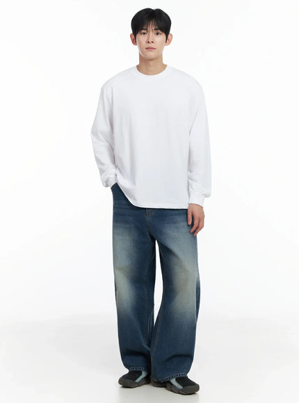 mens-vintage-wash-wide-leg-jeans-if516