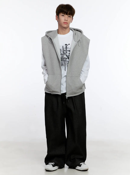 Men's Graphic Jeans (Black) IS529