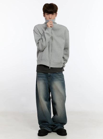 Men's Vintage Wash Baggy Jeans IS529