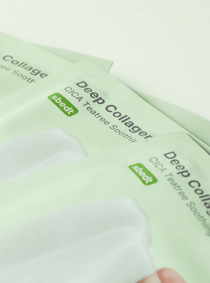Deep Collagen Cica Teatree Soothing Mask (37g*4ea)
