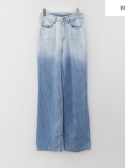 Gradient Wide Leg Jeans BY27