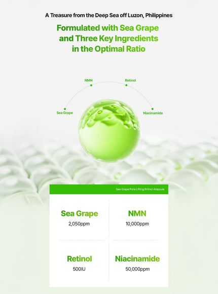 Sea Grape Pore Lifting Retinol Ampoule (50ml)