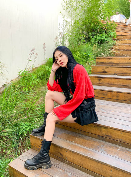 Drawstring Square Crossbody Bag CCM02