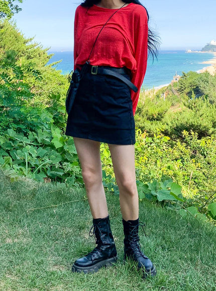 Drawstring Square Crossbody Bag CCM02