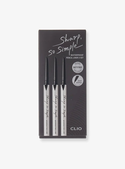 Sharp, So Simple Waterproof Pencil Liner 3 Set (0.14g*3ea)
