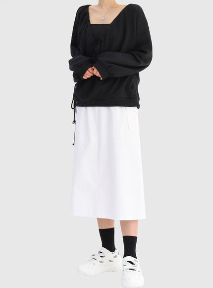 Cargo Maxi Skirt CA10