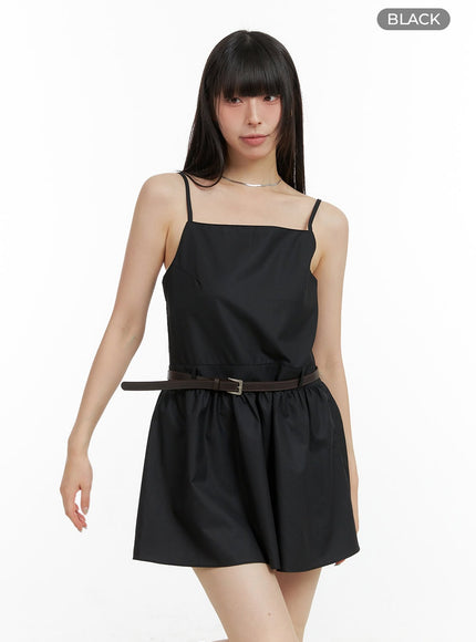 flare-cami-mini-dress-cl422 / black