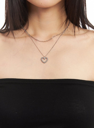 Amour Lovely Double Layer Necklace IM531