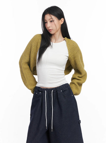 Knit Bolero Shrug C2001