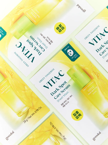 Green Tangerine Vita C Dark Spot Care Serum Sheet Mask 5p Set (28g*5)