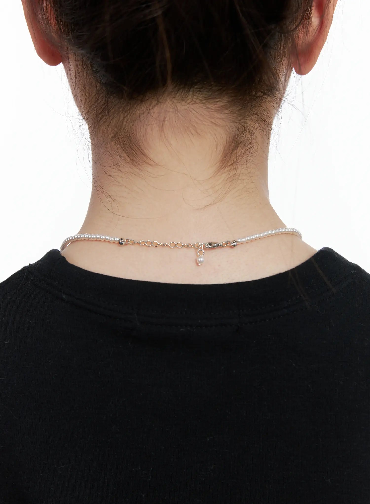 Pearl Cross Necklace IN514