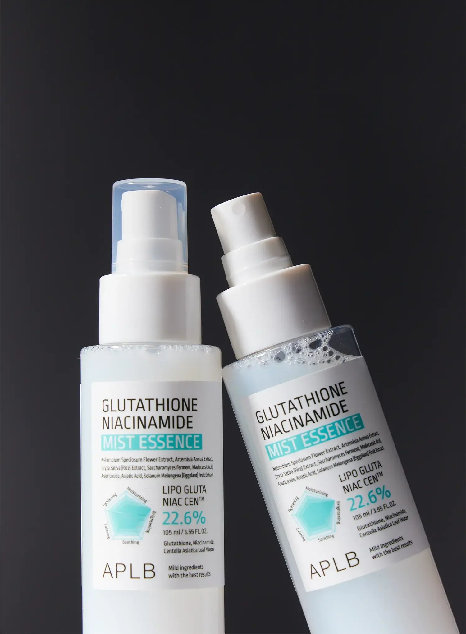 Glutathione Niacinamide Mist Essence (105ml) - APLB | K-BEAUTY LEWKIN - AUSTRALIA Glutathione Niacinamide Mist Essence (105ml) - APLB | K-BEAUTY LEWKIN - AUSTRALIA