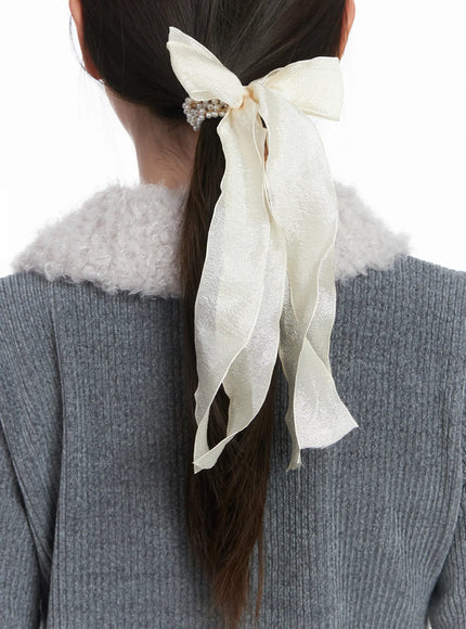 Pearl Ribbon Hairband IN528