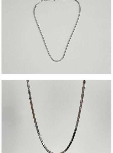 Silver Chain Necklace CM6