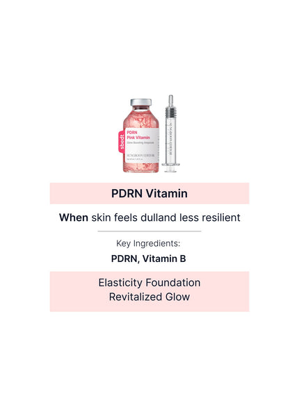 PDRN Pink Vitamin Glow Boosting Ampoule (40ml)