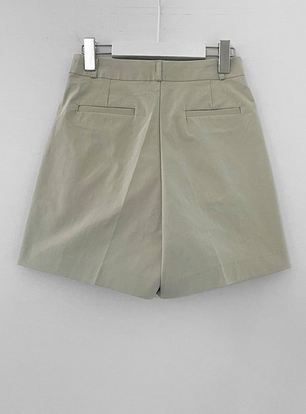 Cotton Pintuck Half Pants