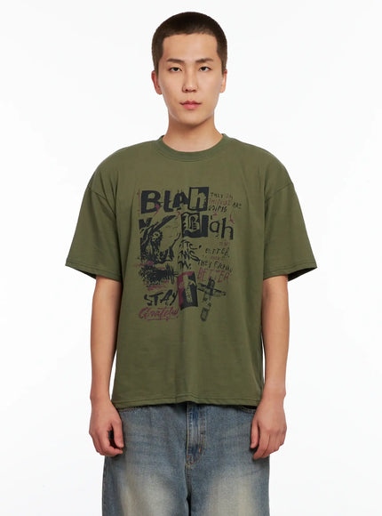 Men's Casual Graphic Tee IG511