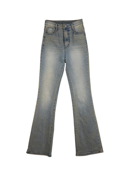 cathy-washed-slim-fit-flared-jeans-ij503