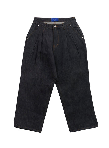Men's Pintuck Baggy Jeans IM525