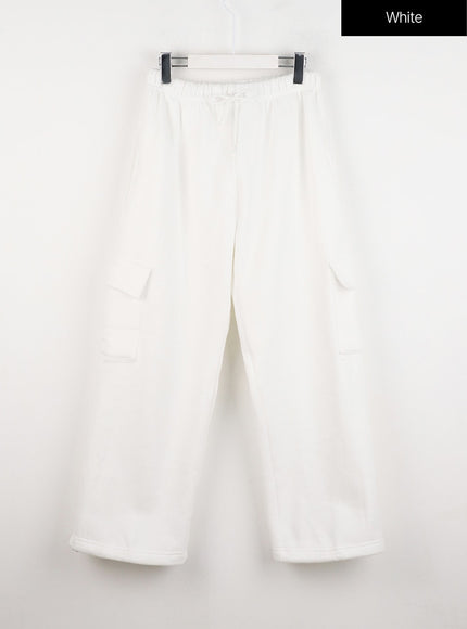 flowy-drawstring-plush-wide-pants-id305