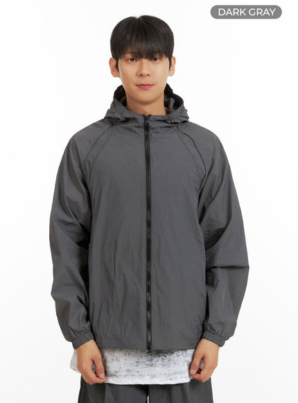 mens-nylon-zip-up-hooded-jacket-iu418