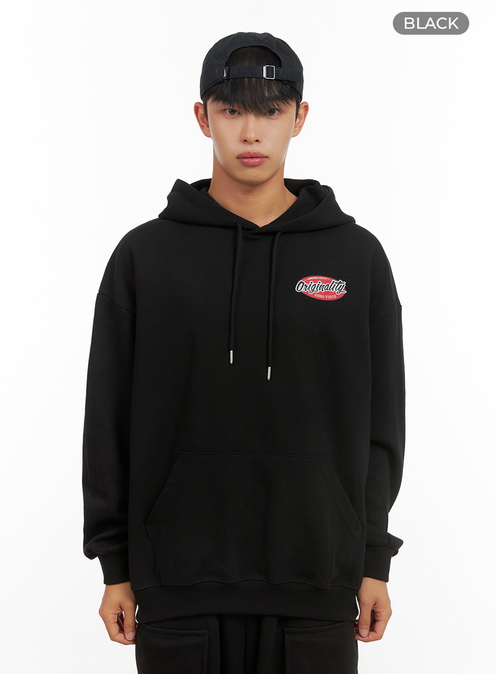 mens-graphic-hooded-sweatshirt-black-is419